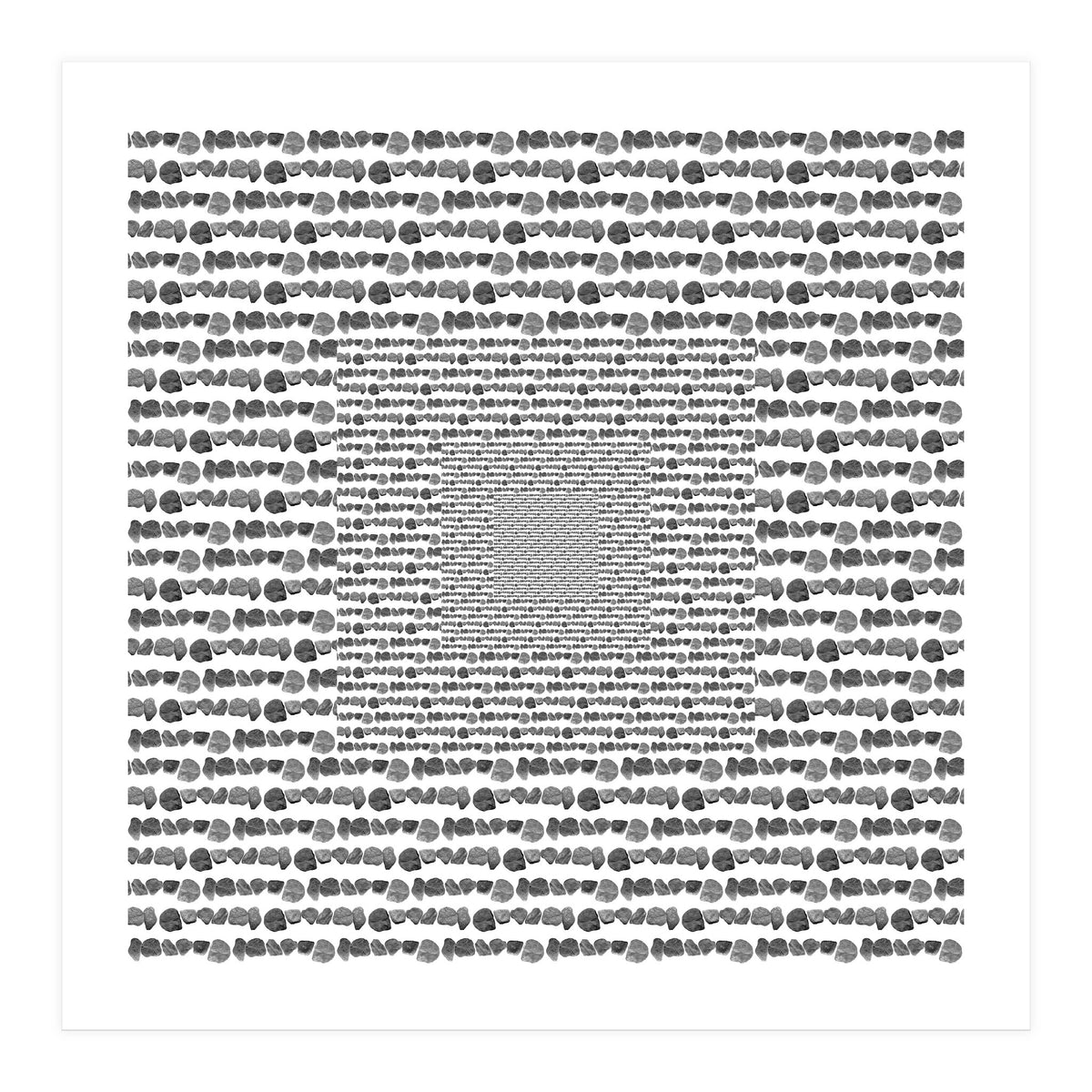 Squares with stones (Print Only)