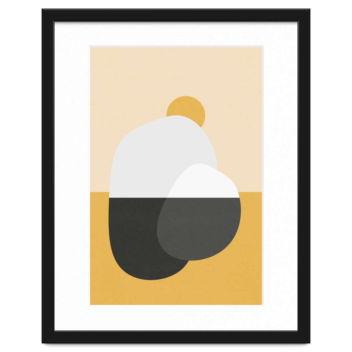 Abstract Boulders - Golden Desert