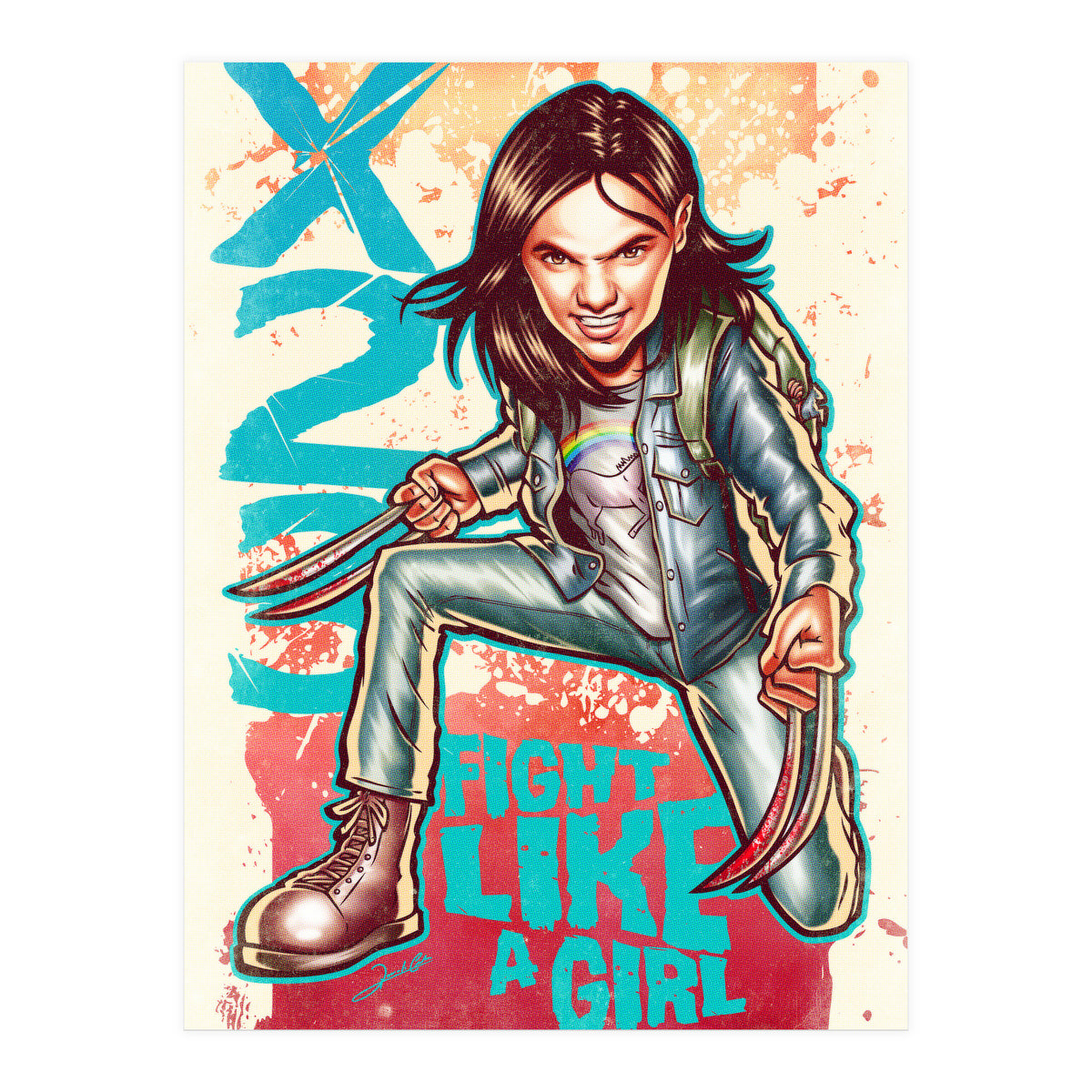 Fight Like A Girl (Print Only)