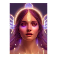 Purple Haze - Goddess of Light Digital Fantasy Artwork (Print Only)