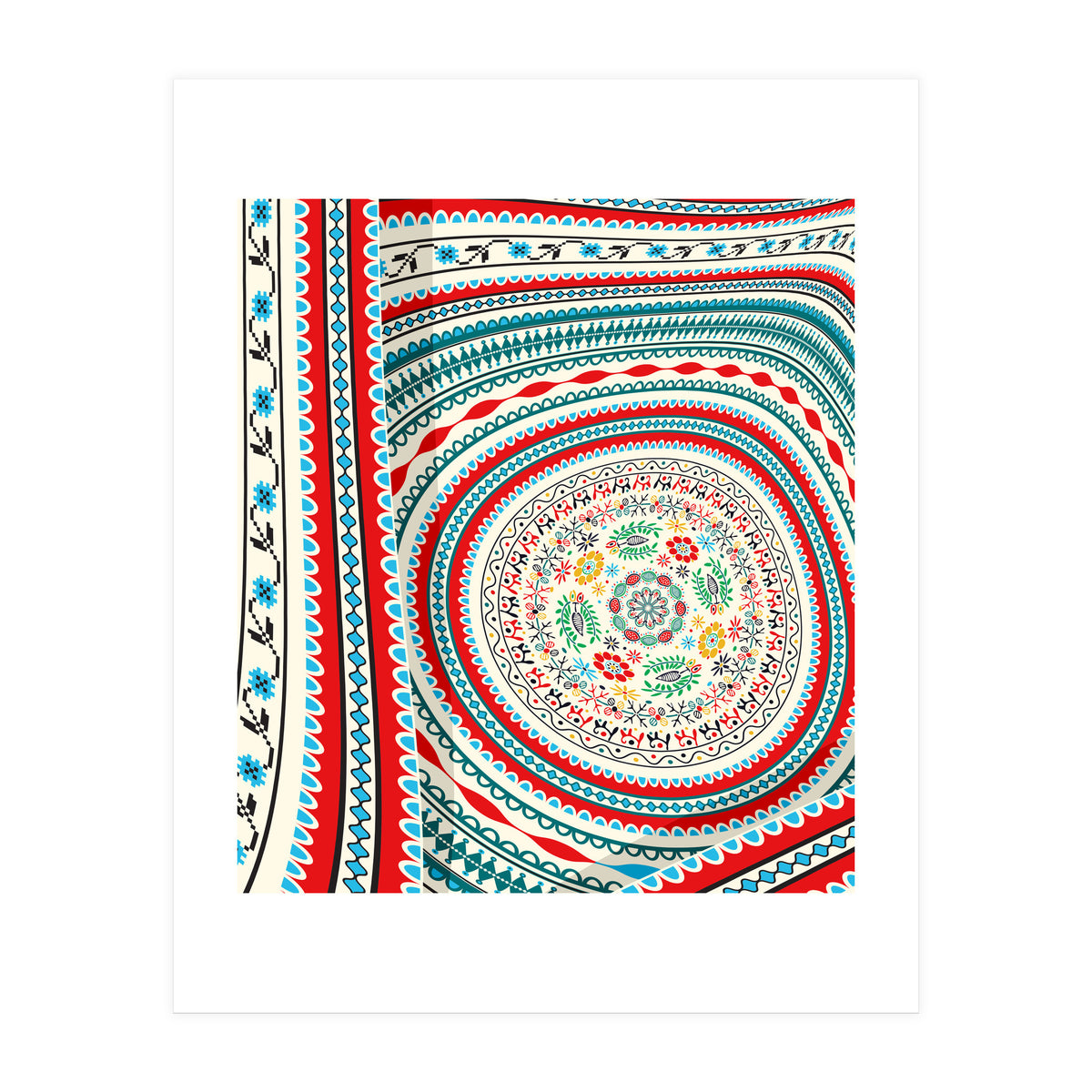 Romanian embroidery background 19 (Print Only)