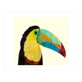 Toucan Bird Low Poly Art (Print Only) thumbnail