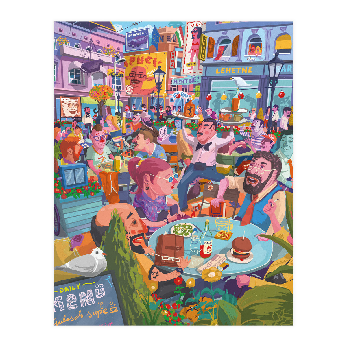 Terrace Budapest (Print Only)