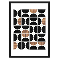 Mid-Century Modern Pattern No.1 - Concrete and Wood