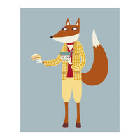 The Fox Takes Afternoon Tea (Print Only)