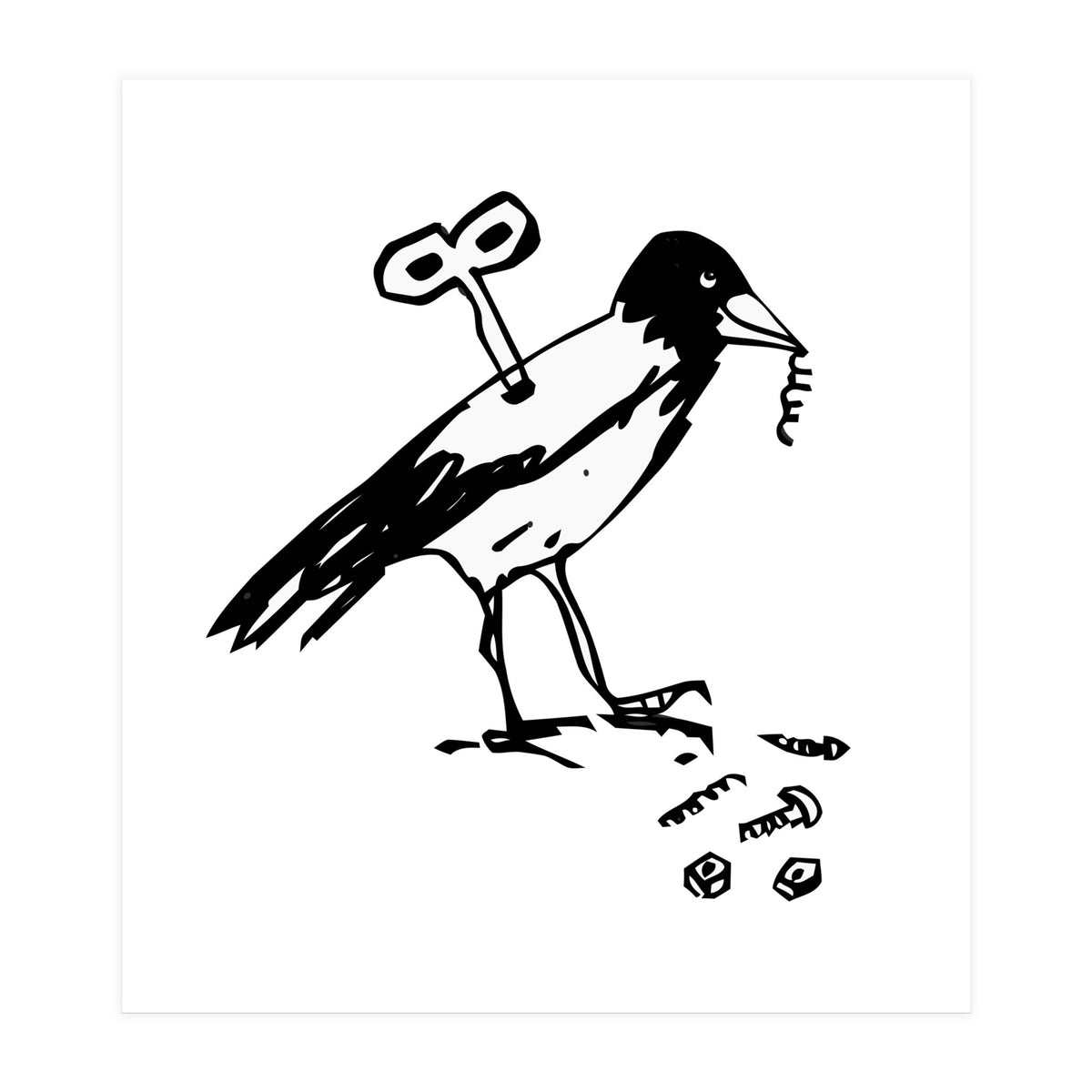 Mechanical Crow (Print Only)
