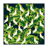 Cute cockatoo and tropical leaves (Print Only) thumbnail