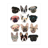 Pugs in Glasses (Print Only) thumbnail