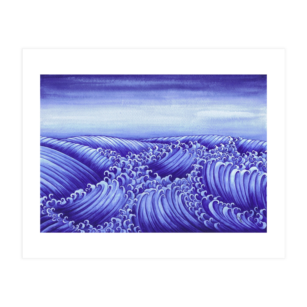 Turbulent Water Triptych part 2 (Print Only)