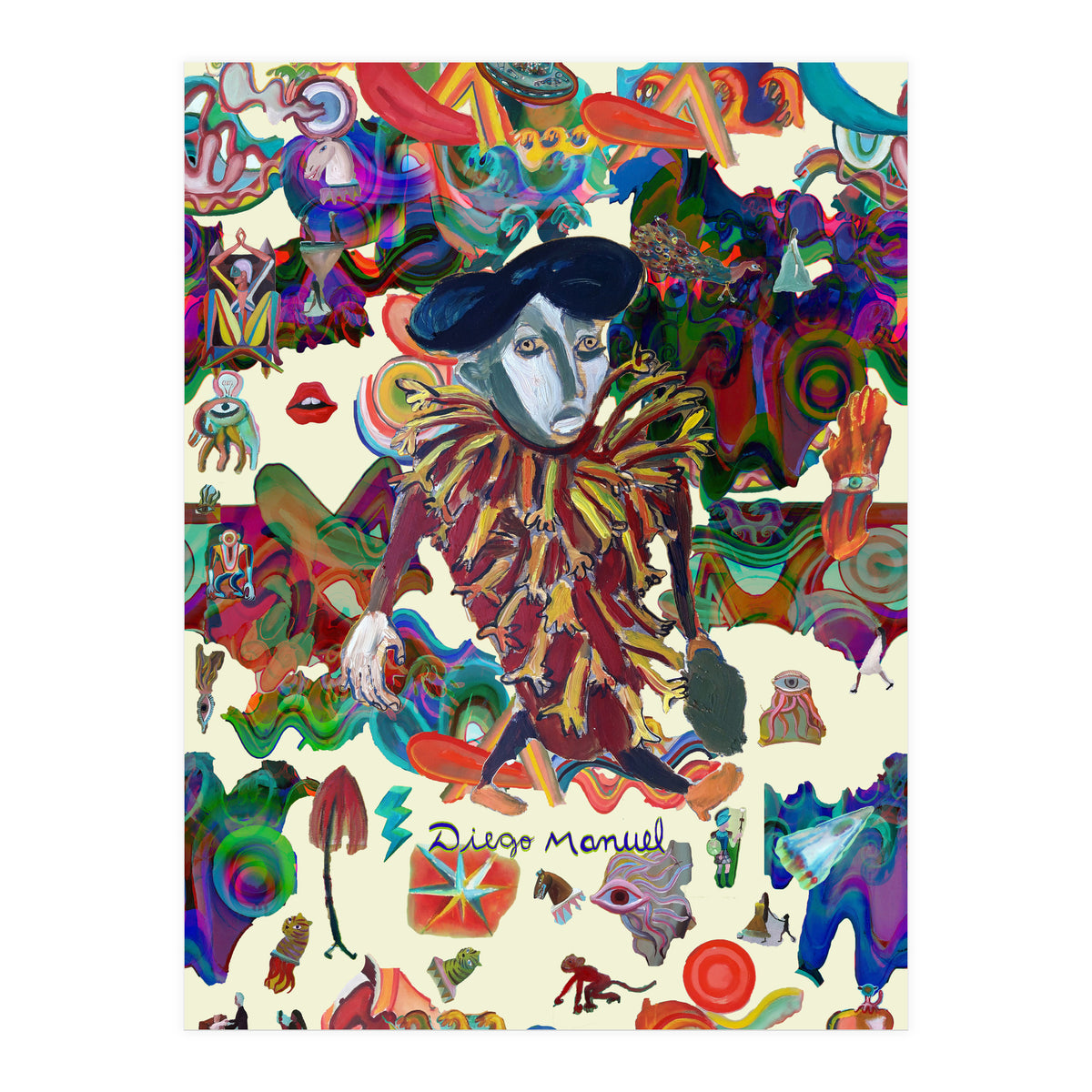 Graffitis 2021 Tapiz 48 B (Print Only)