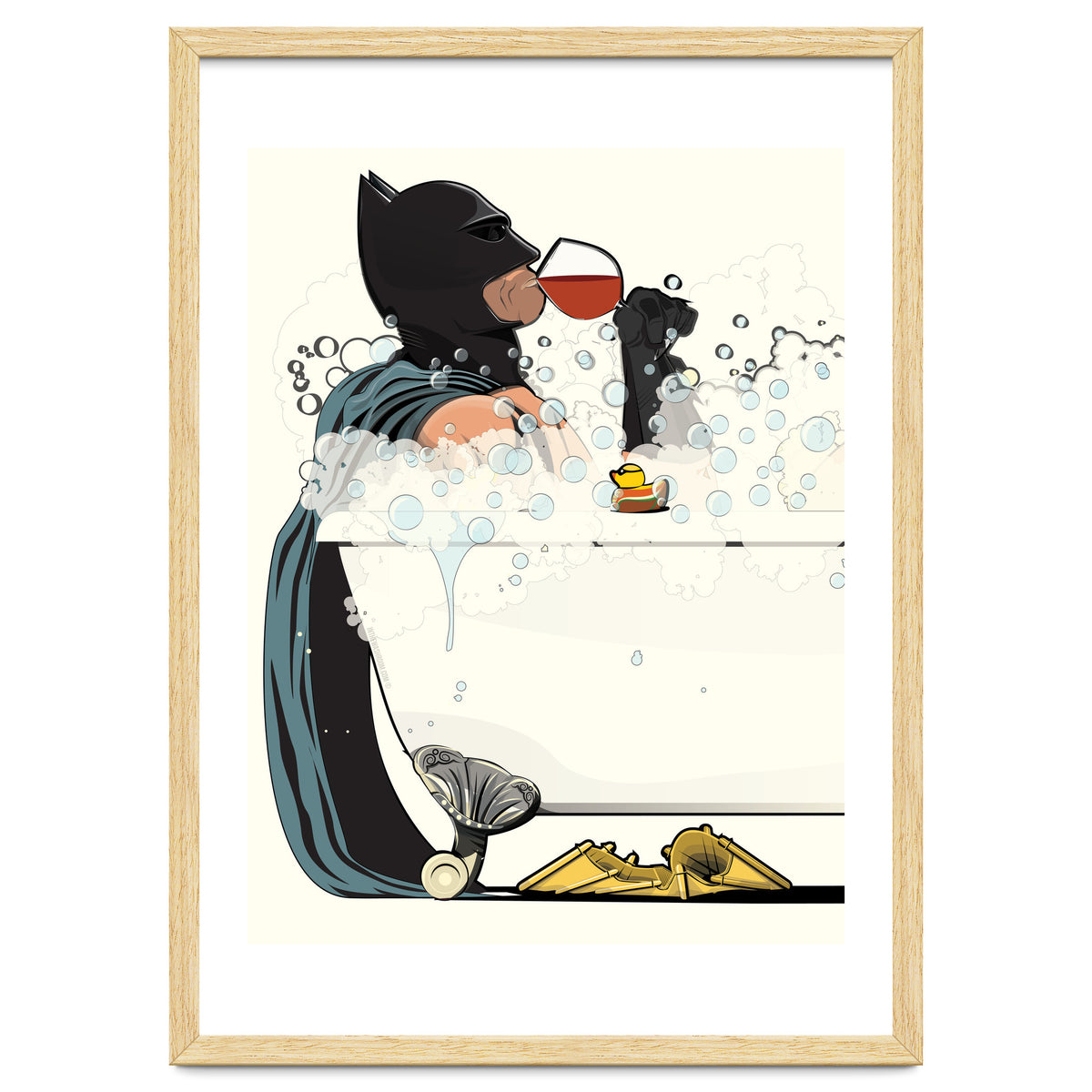 Batman in the Bath, funny Bathroom Humour