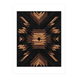 Urban Tribal Pattern No.7 - Aztec - Wood (Print Only) thumbnail