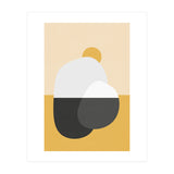 Abstract Boulders - Golden Desert (Print Only) thumbnail