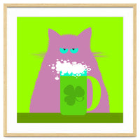 Saint Patrick's Day Lilac Cat