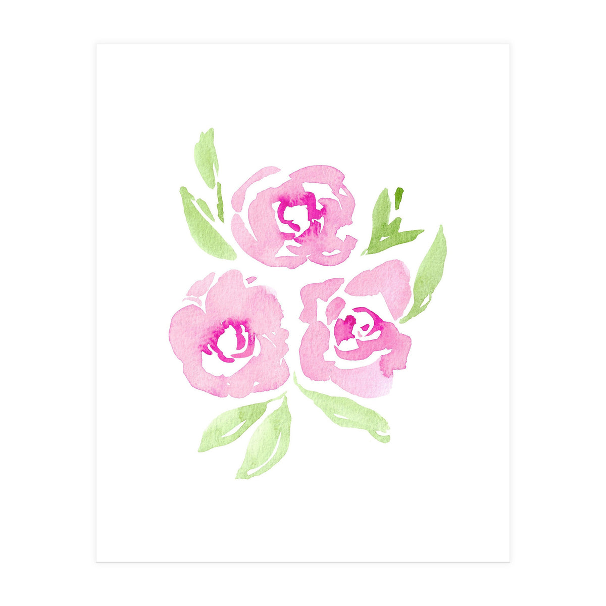 Wild Roses | Fresh Pink (Print Only)