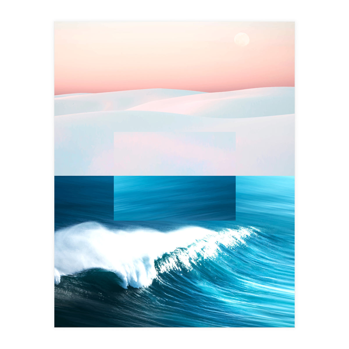 Ocean & Moon (Print Only)