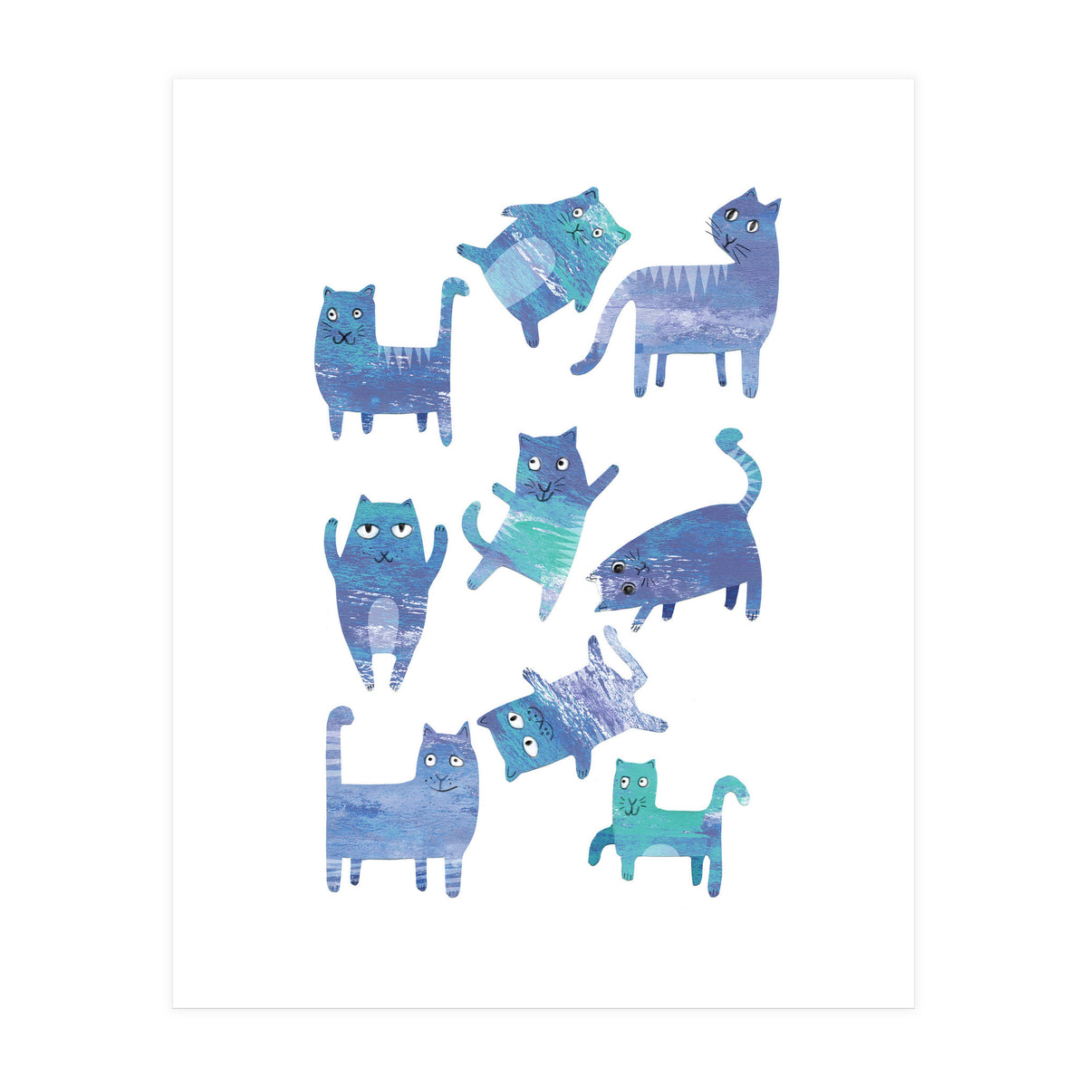 Silly Cats (Print Only)