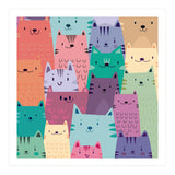 Pastel cats (Print Only) thumbnail