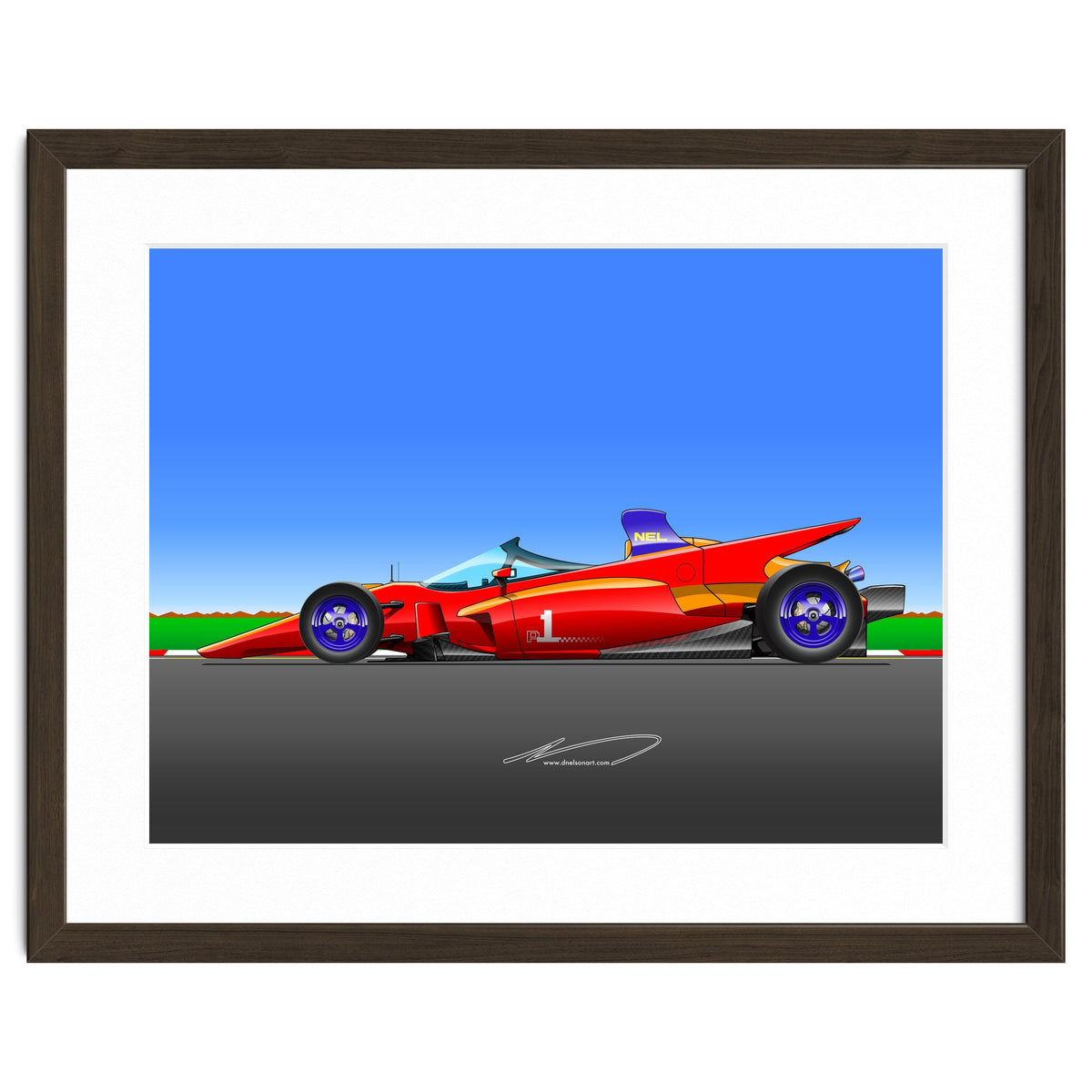 Pole Position Racecar Homage