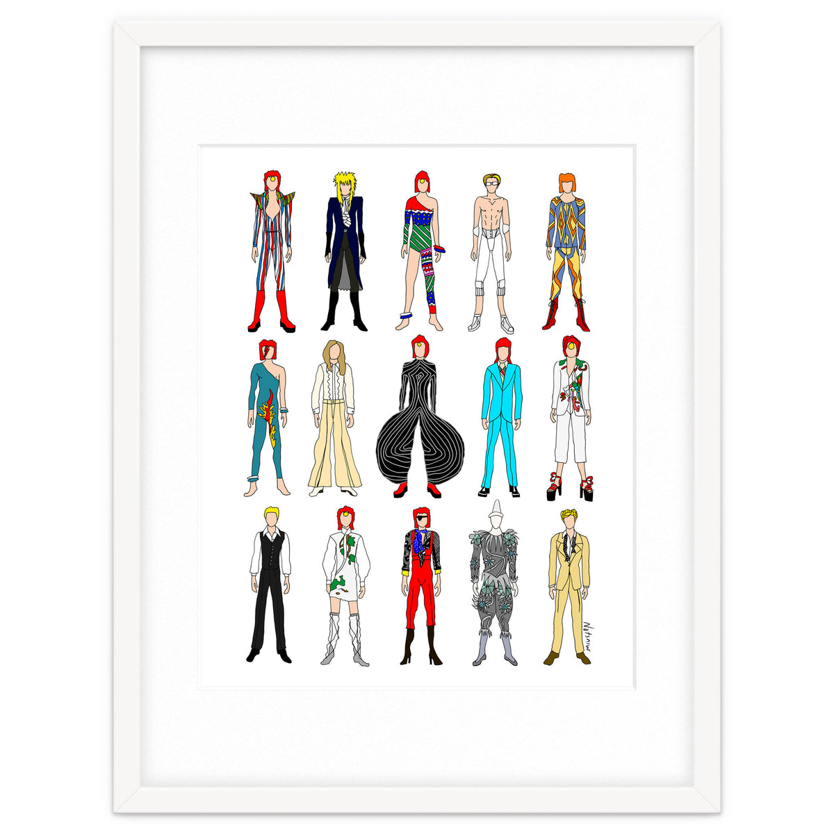 Outfits of Bowie Fashion