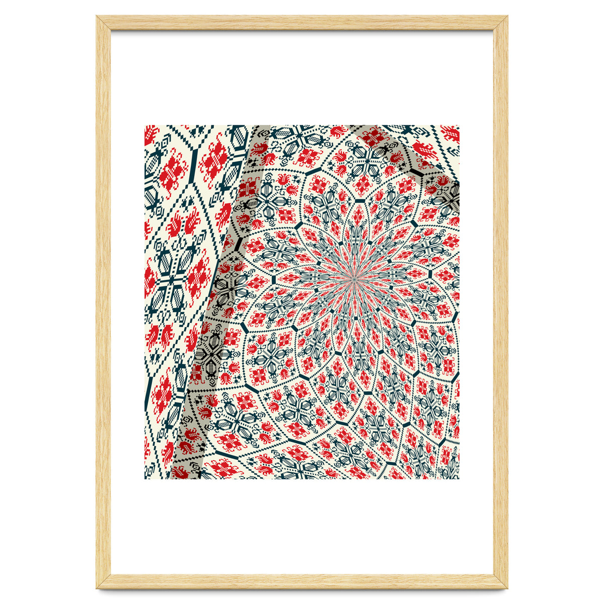 Romanian embroidery background 3