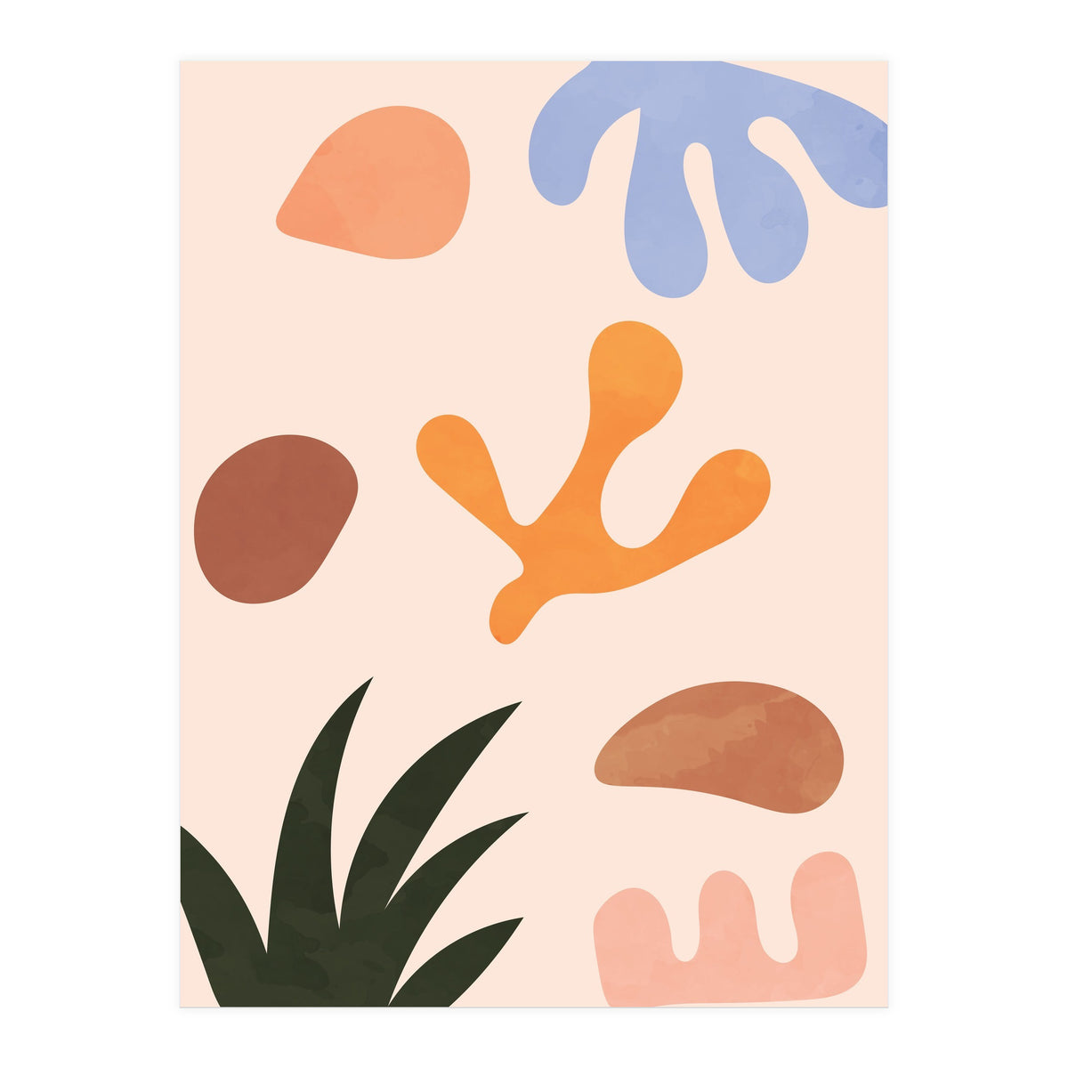 Abstract Botanical Plant (Print Only)