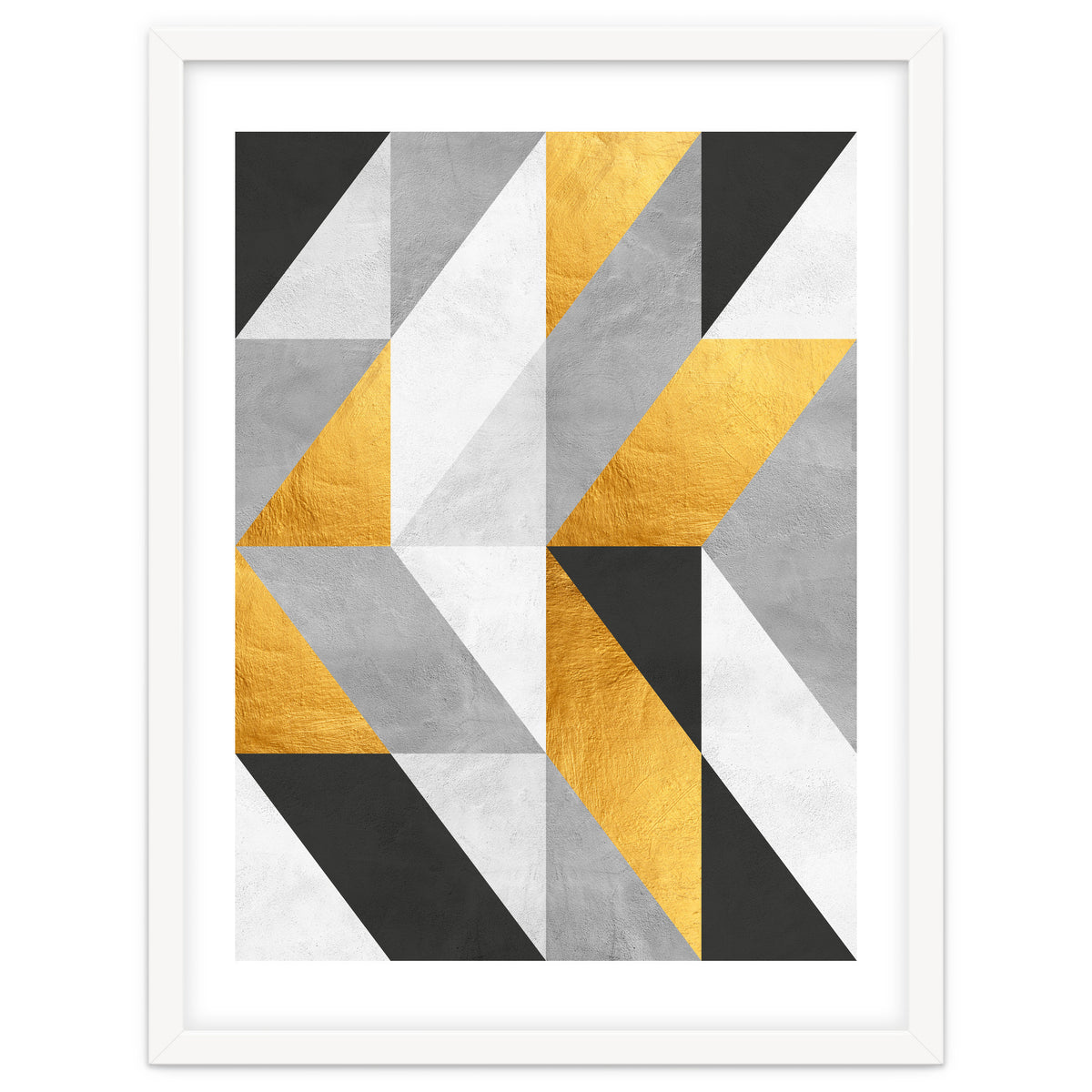 Gray and Gold Composition I