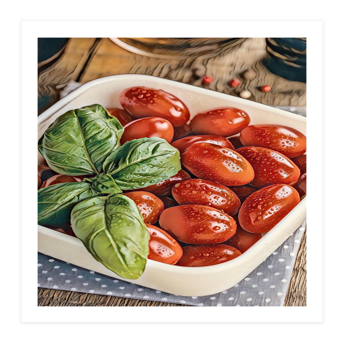 Fresh Tomatoes Italian Cuisine (Print Only)