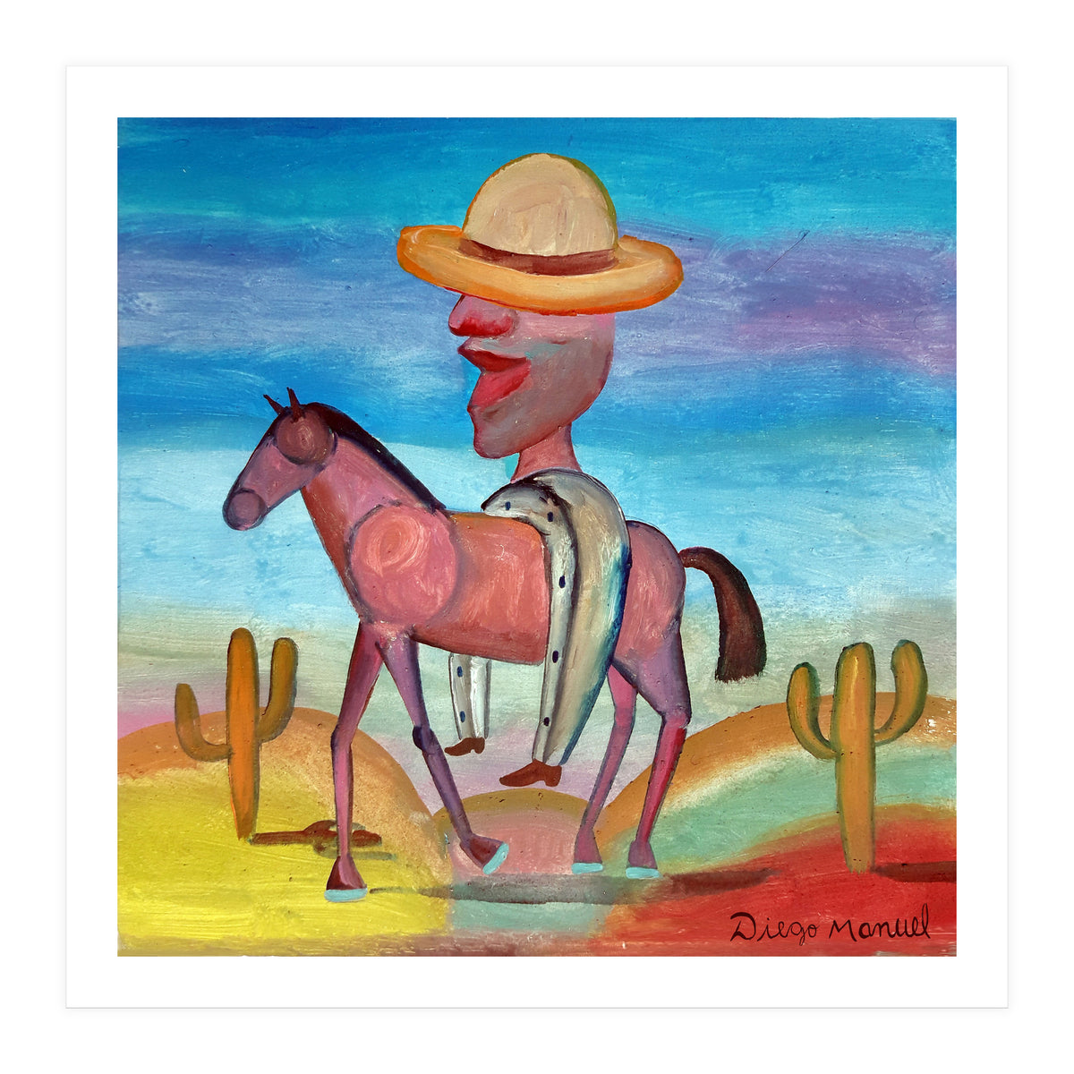 Johnny Herradura A Caballo (Print Only)
