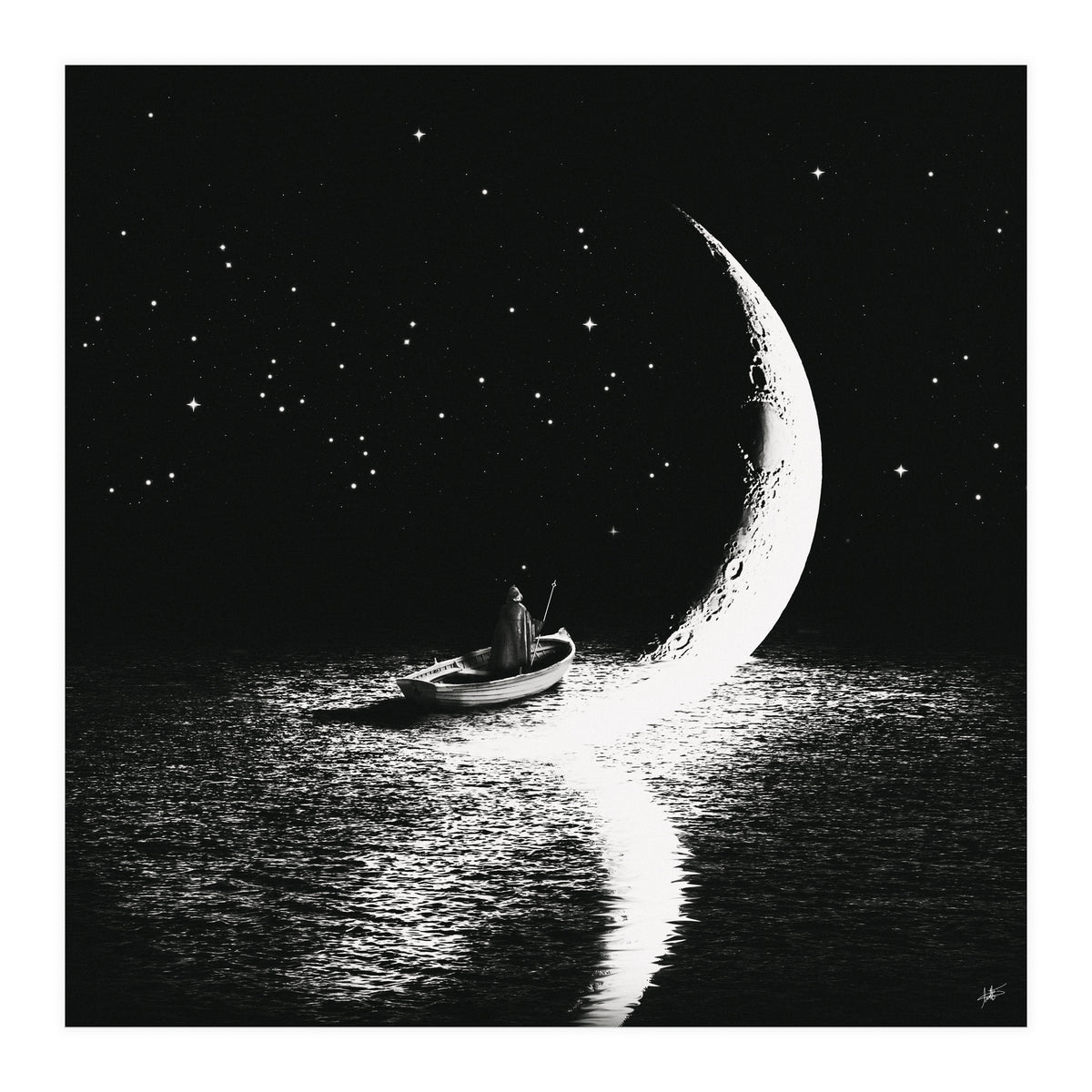 Arrival At Moonlight (Print Only)