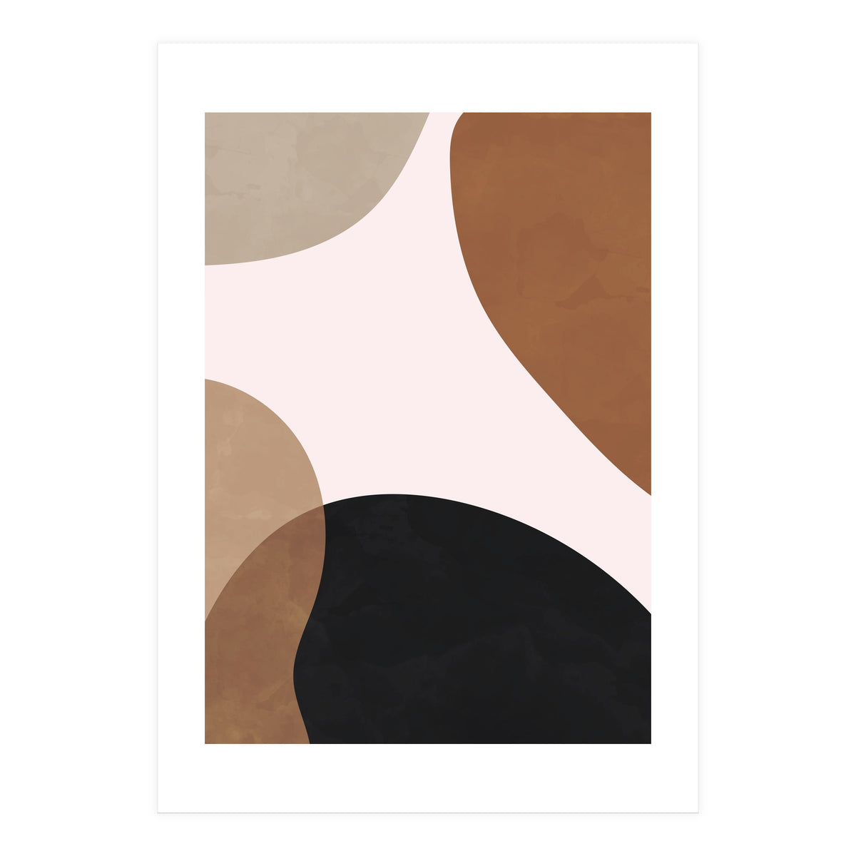 Abstract Shapes Scandinavian Art (Print Only)