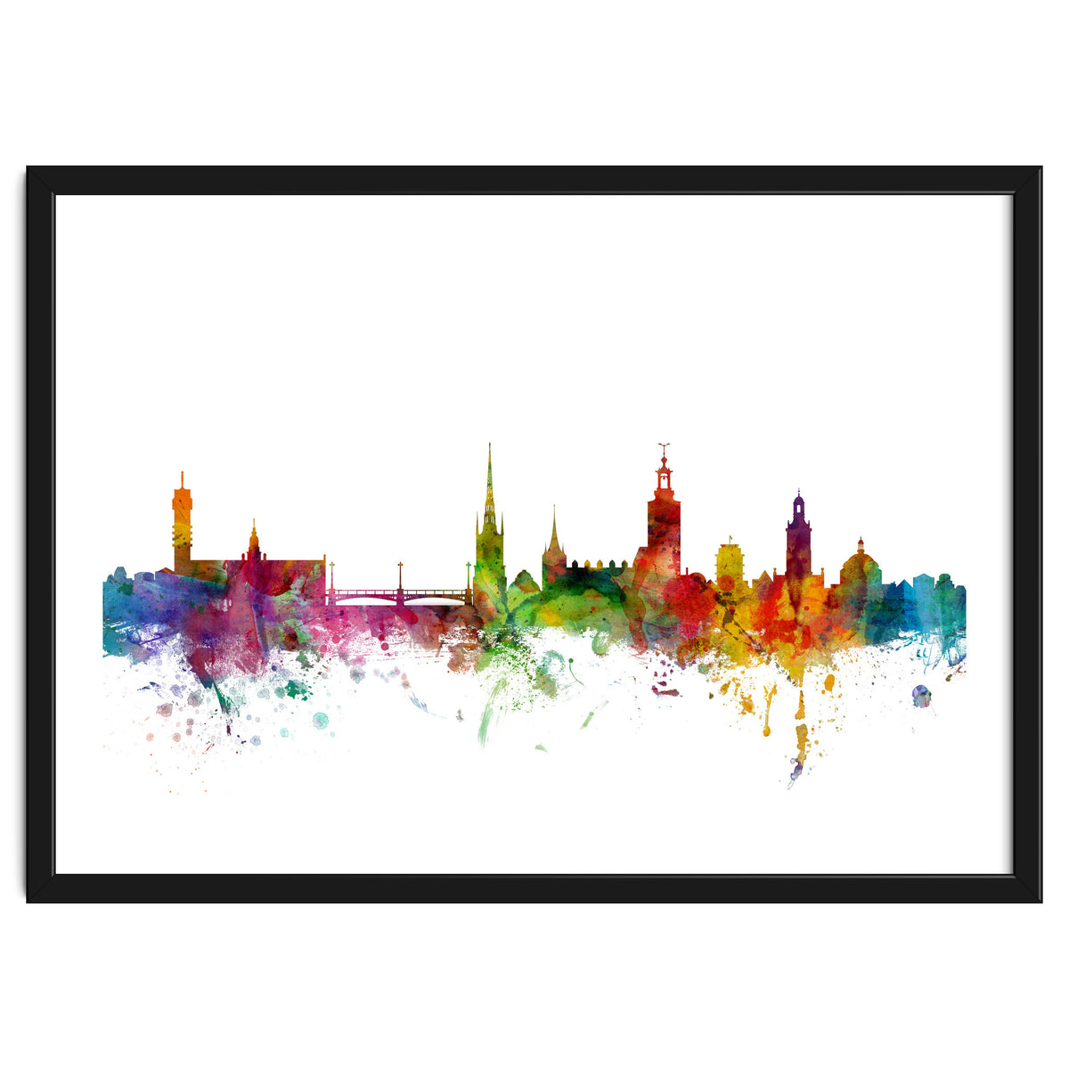 Stockholm Sweden Skyline