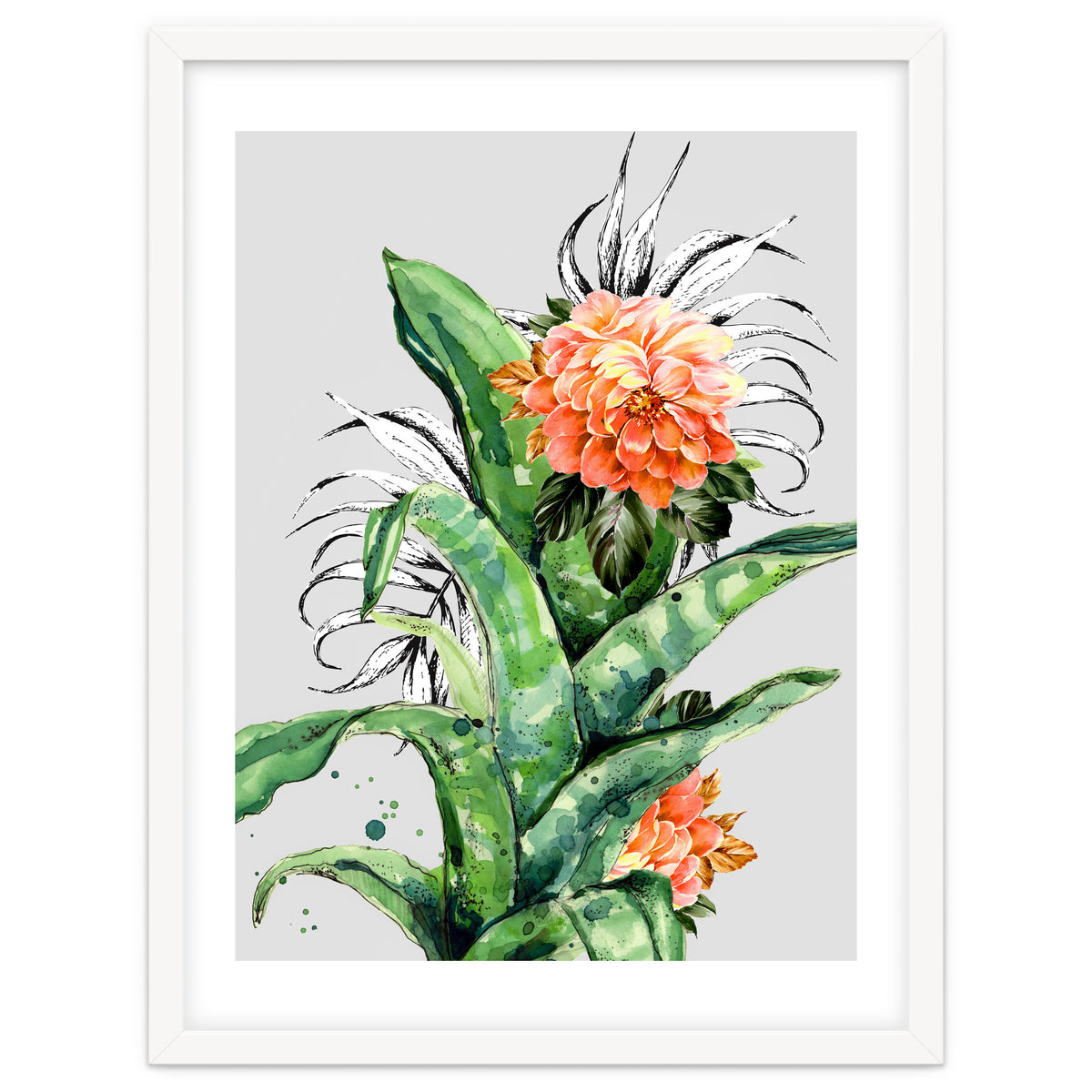 Collage of florid nature