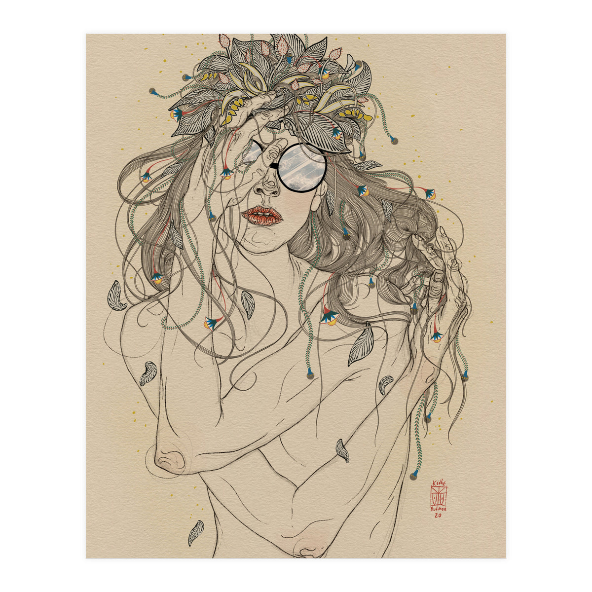 Let's watch the clouds together soon (Print Only)