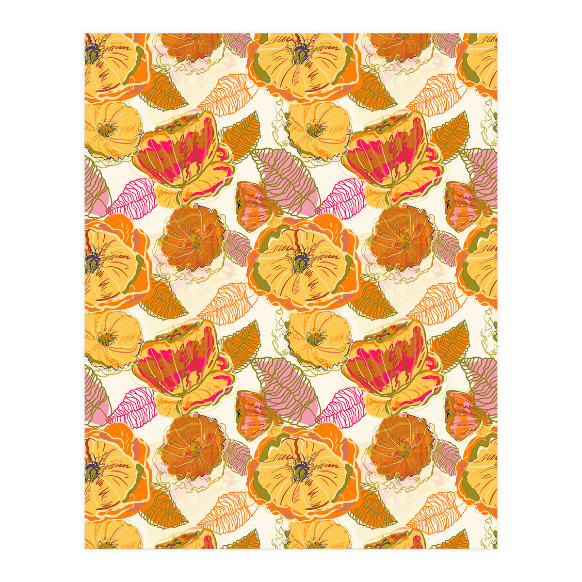 Pattern Floral Pattern (Print Only)