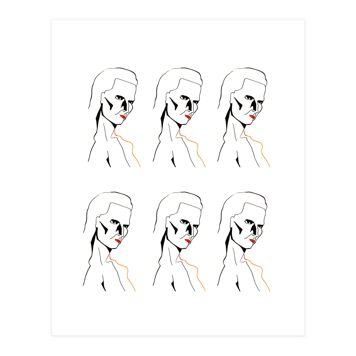 Red Lips (Print Only)