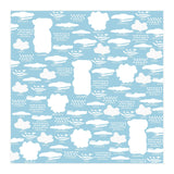 Clouds landscape on blue background (Print Only) thumbnail