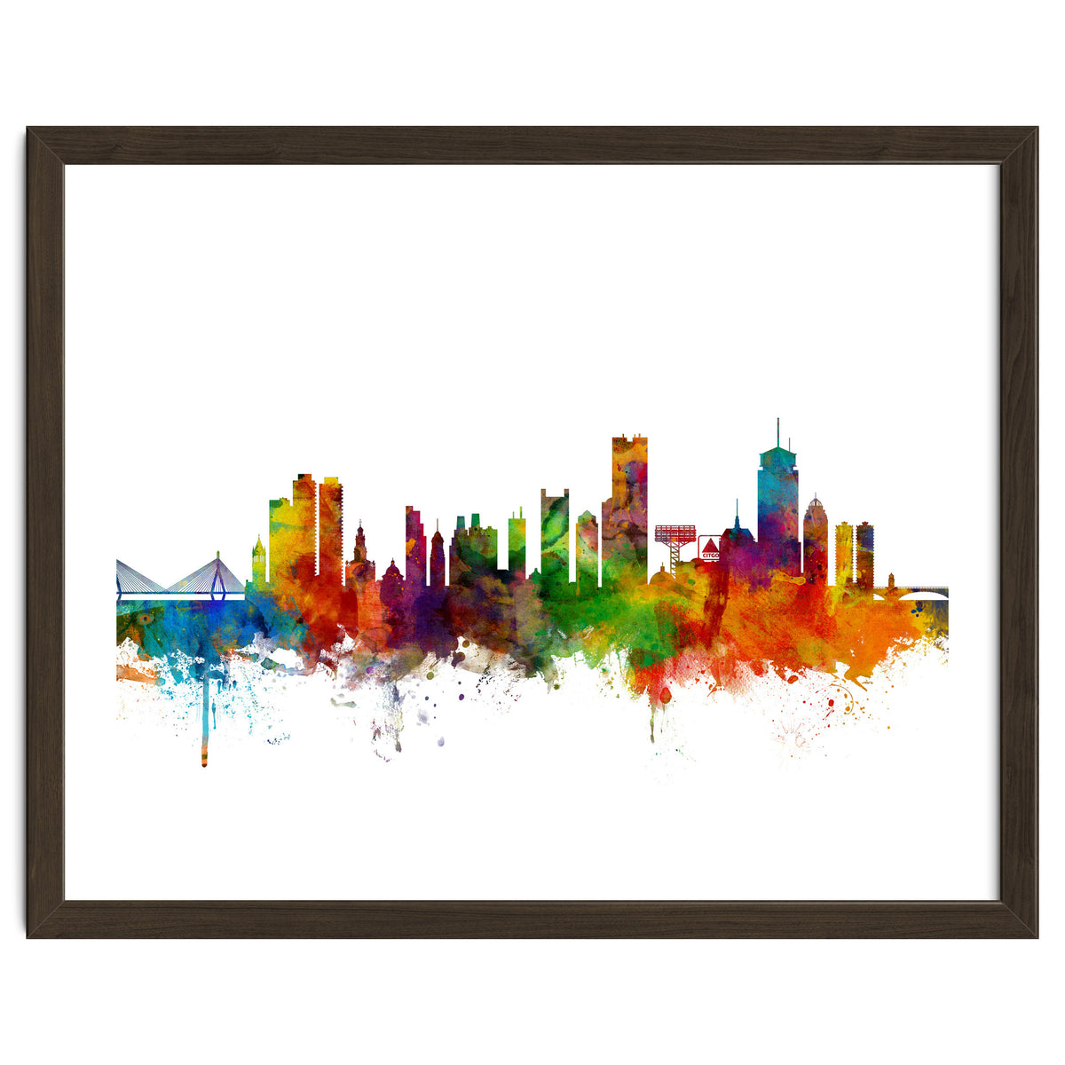 Boston Massachusetts Skyline