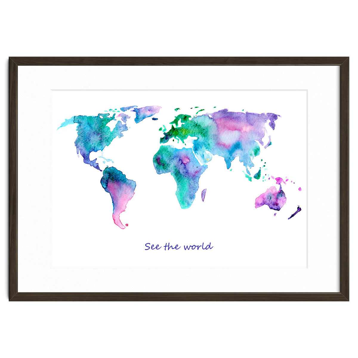 See the world || watercolor