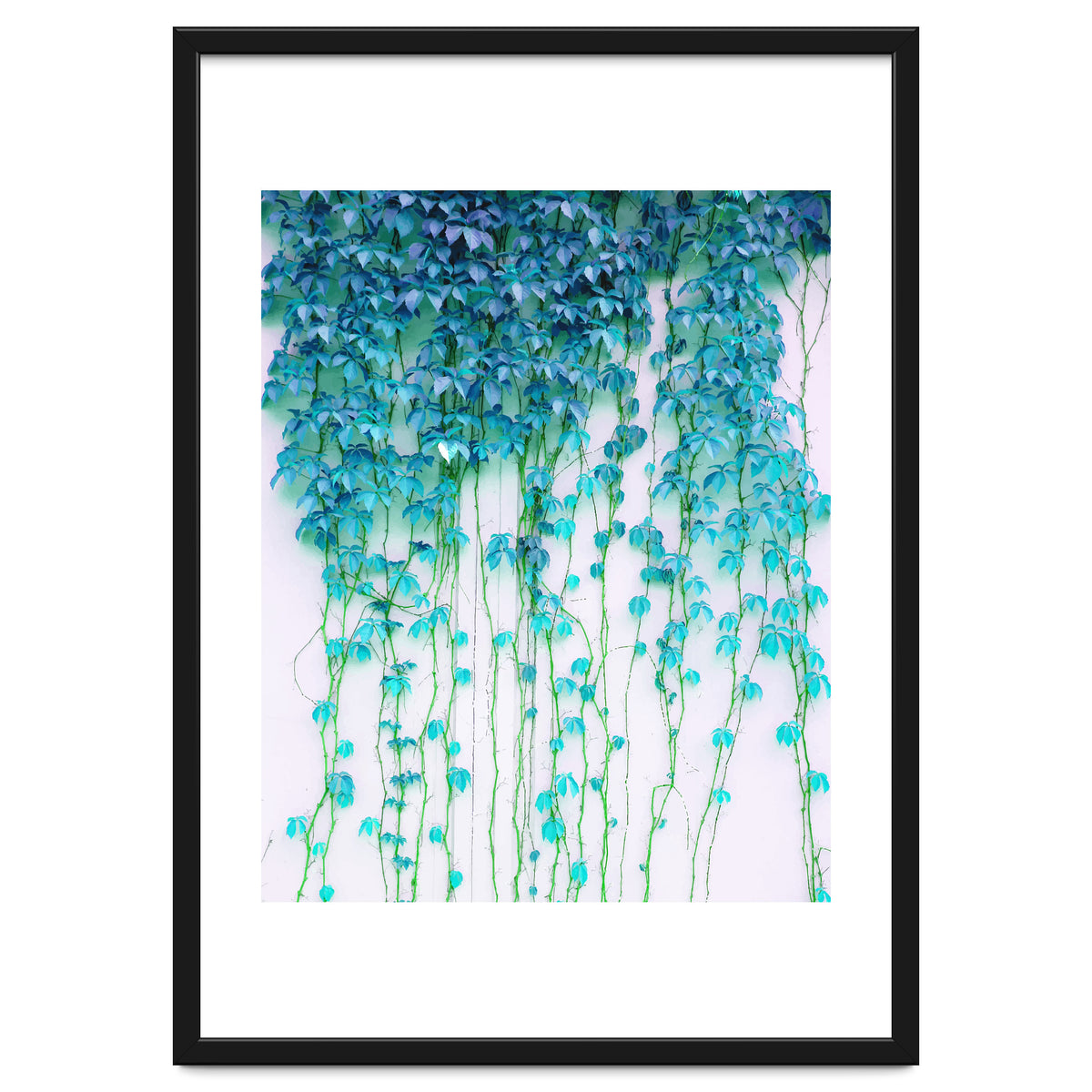 Average Absence, Botanical Minimal Nature Creepers Plants, Tropical Watercolor Bohemian Painting