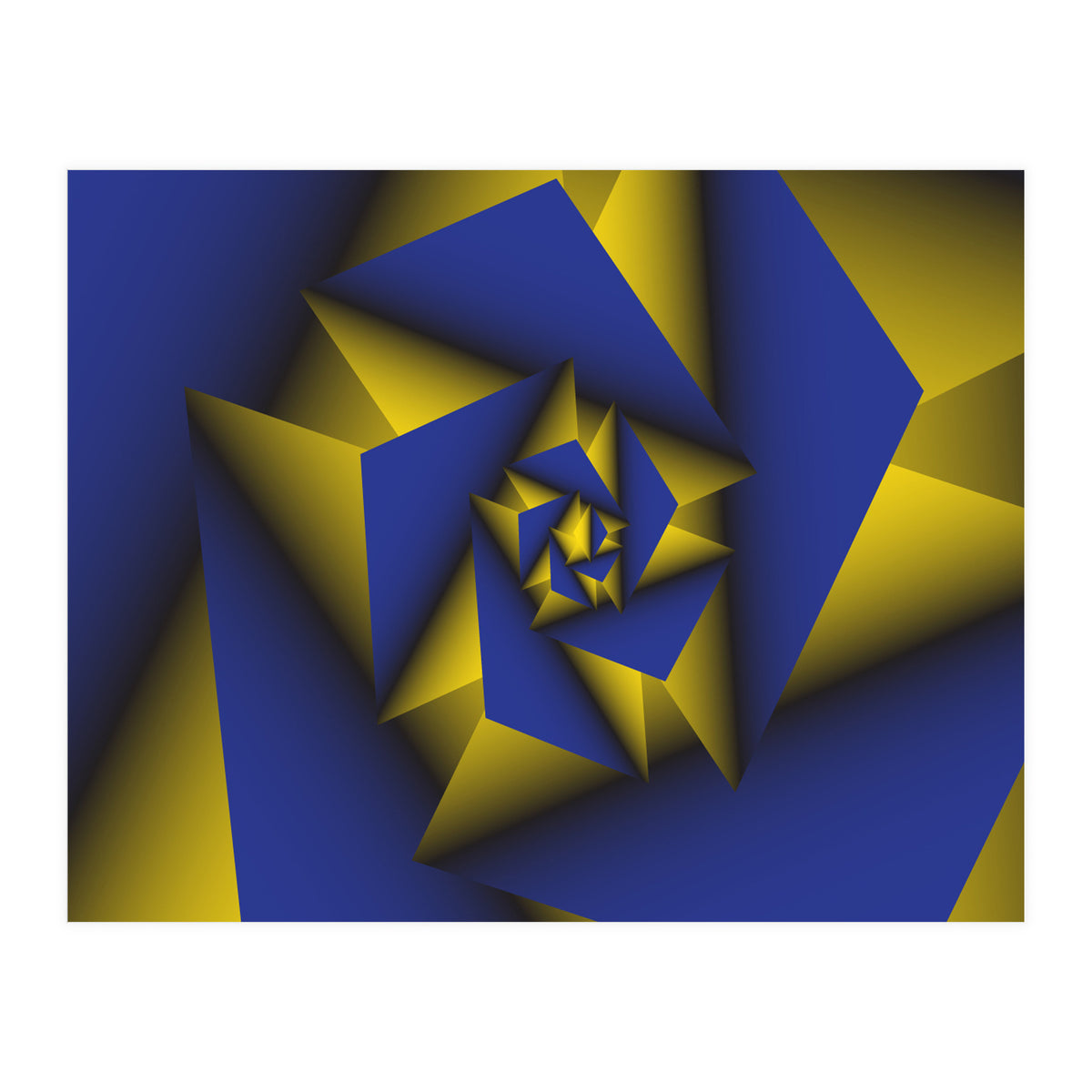 Blue Tech Spiral (Print Only)