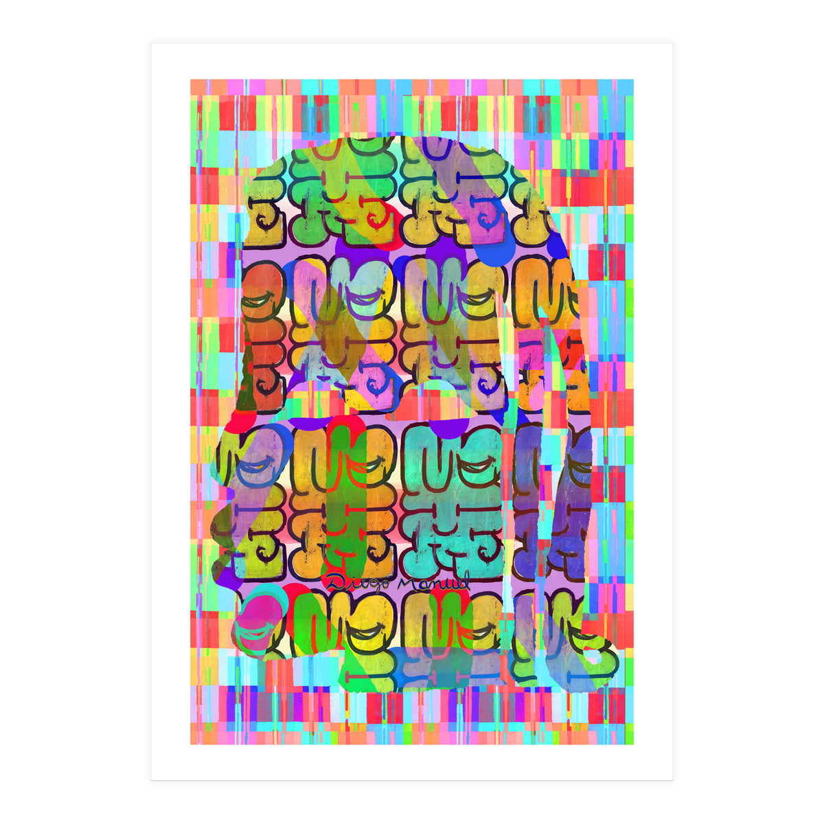 Abstracto Pop Nuevo B Nuevo 7 (Print Only)