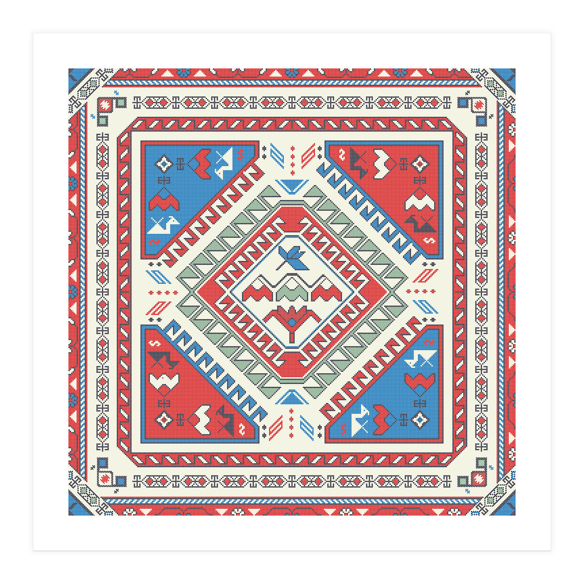 Georgian rug 1 (Print Only)