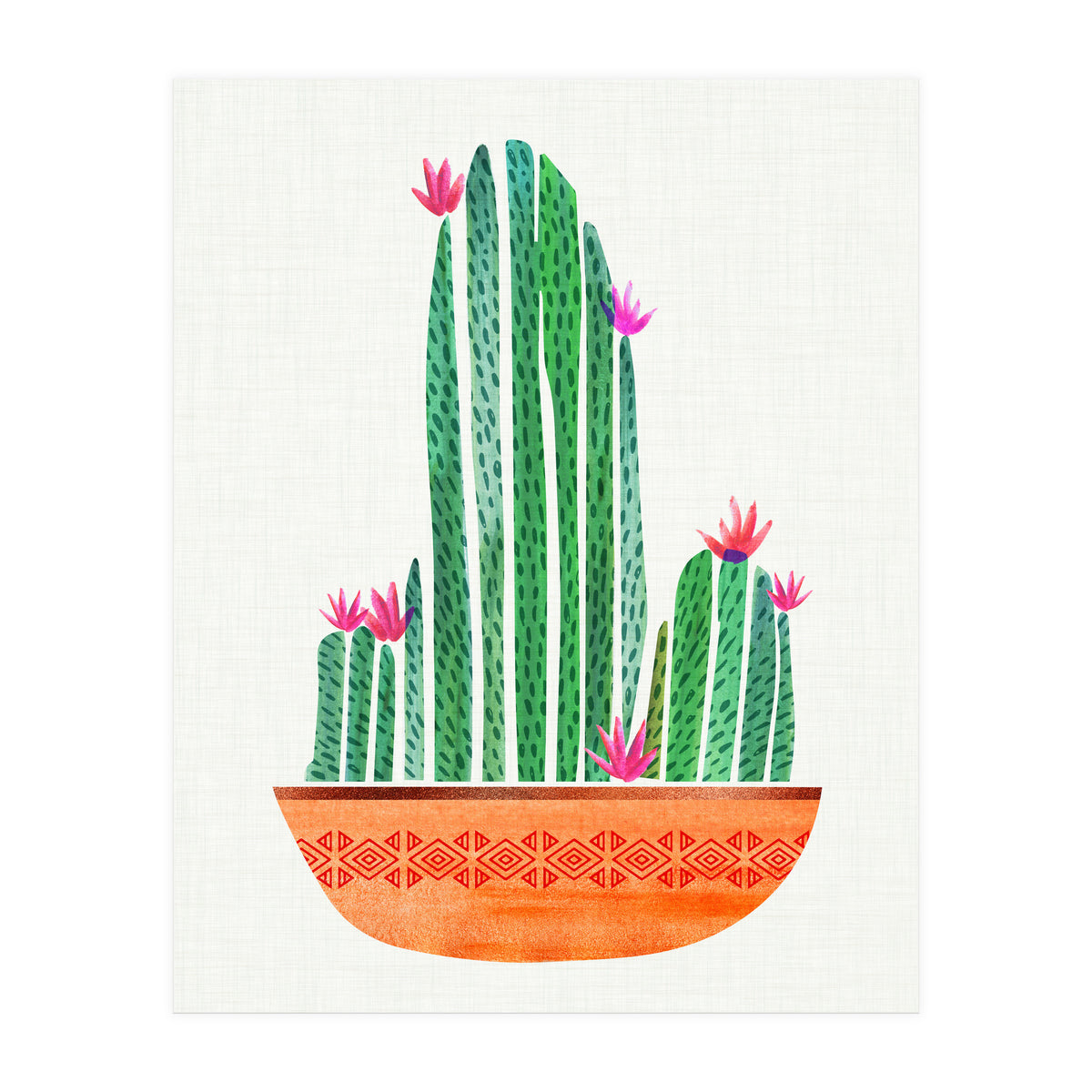 Tiny Cactus Blossoms (Print Only)