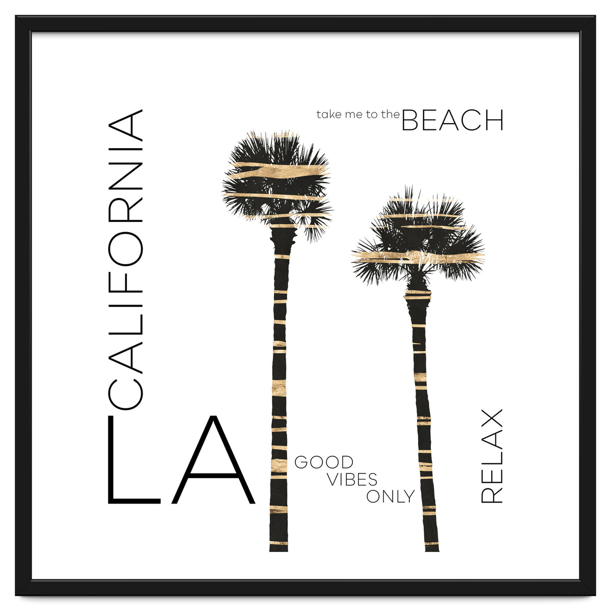 Urban Art LA Palm Trees