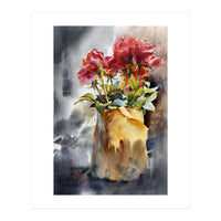 Bouquet of red roses (Print Only)