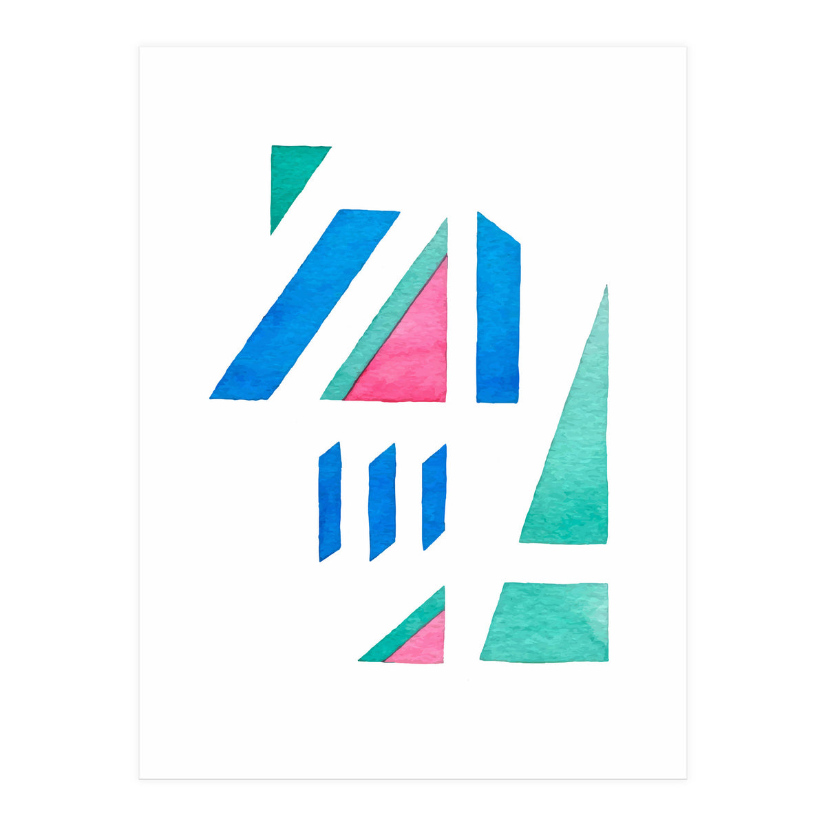 Modern Abstract Watercolor (Print Only)