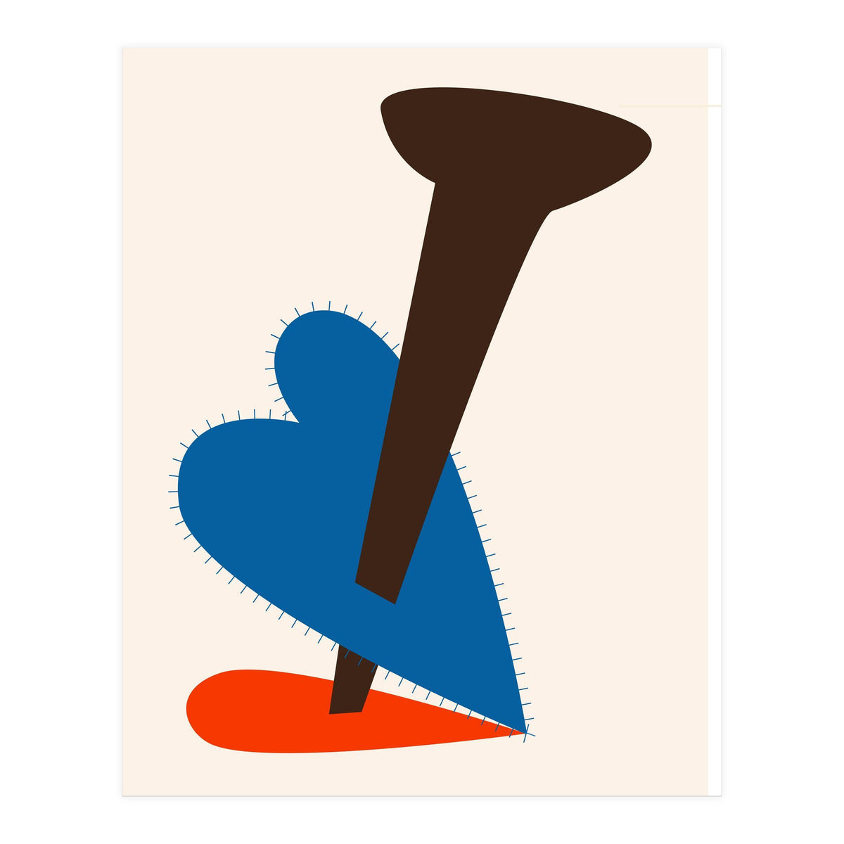 Blue Heart (Print Only)