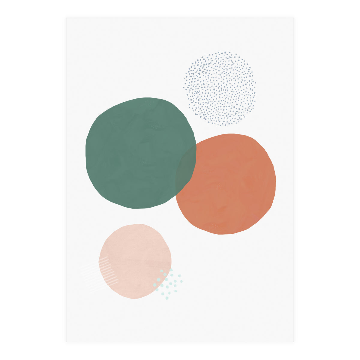 Abstract Soft Circles  (Print Only)
