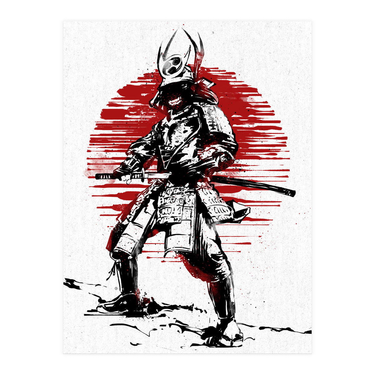Red Sun Samurai (Print Only)